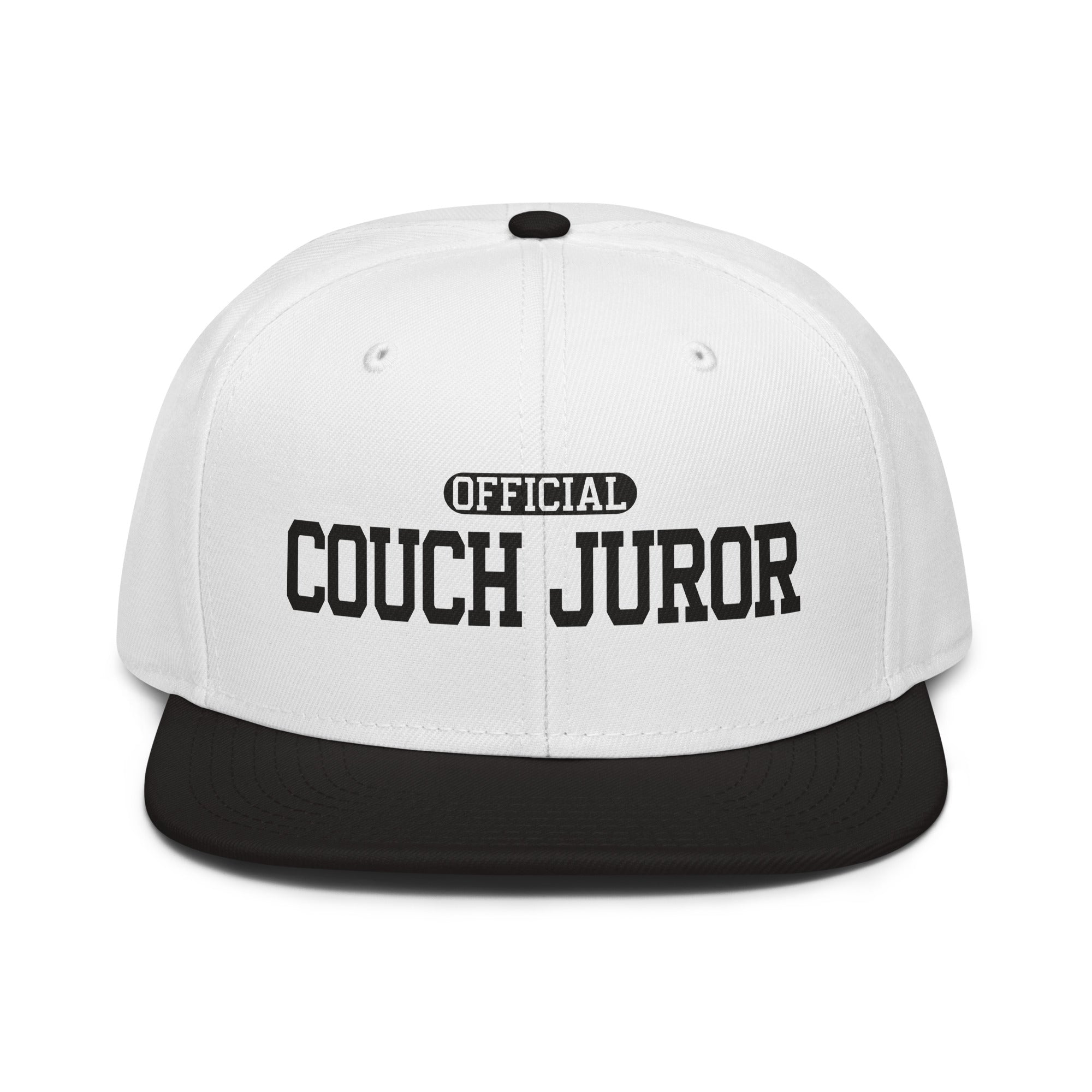 Official Couch Juror Snapback Hat official Jeff and Jordan merch