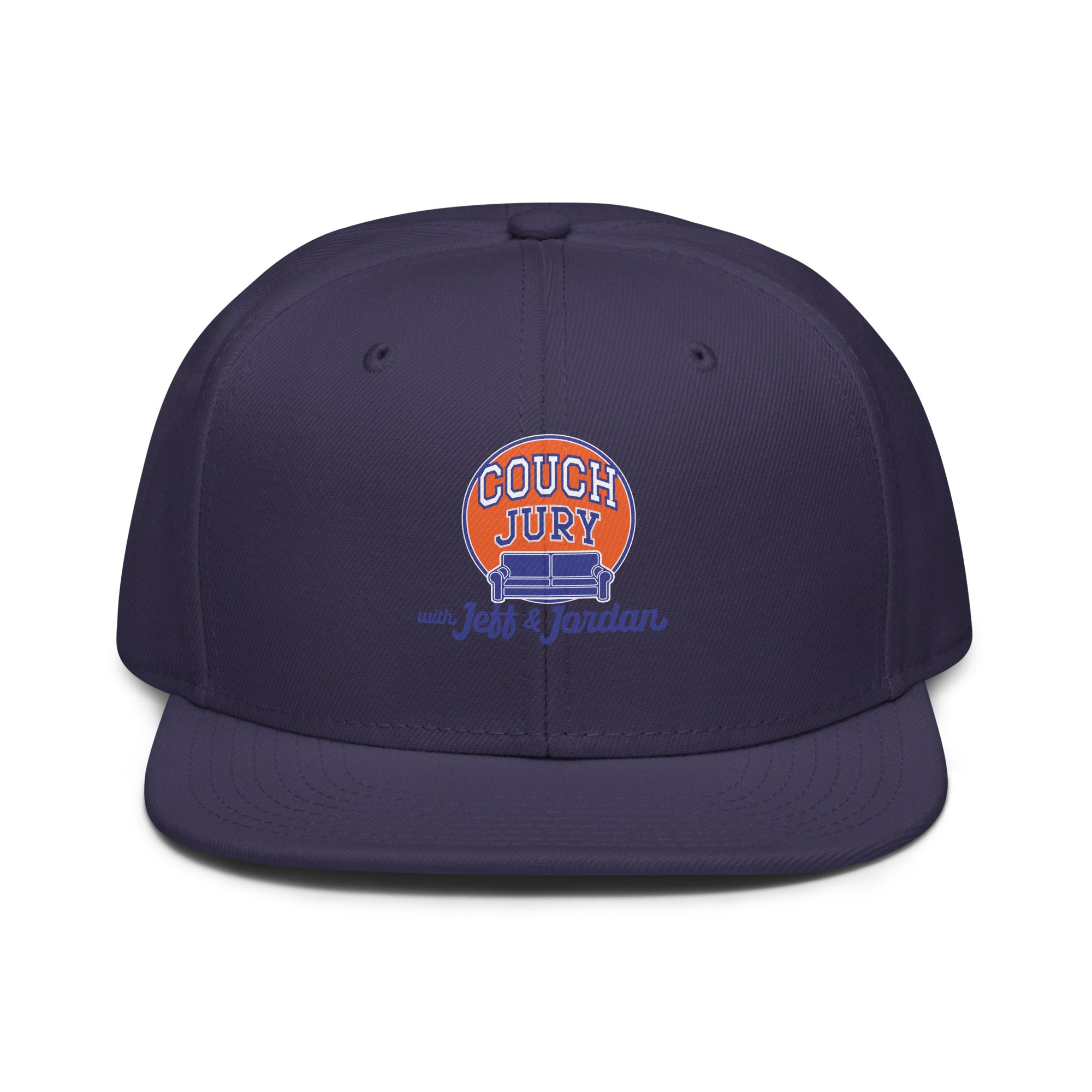 Couch Jury Snapback Hat official Jeff and Jordan merch