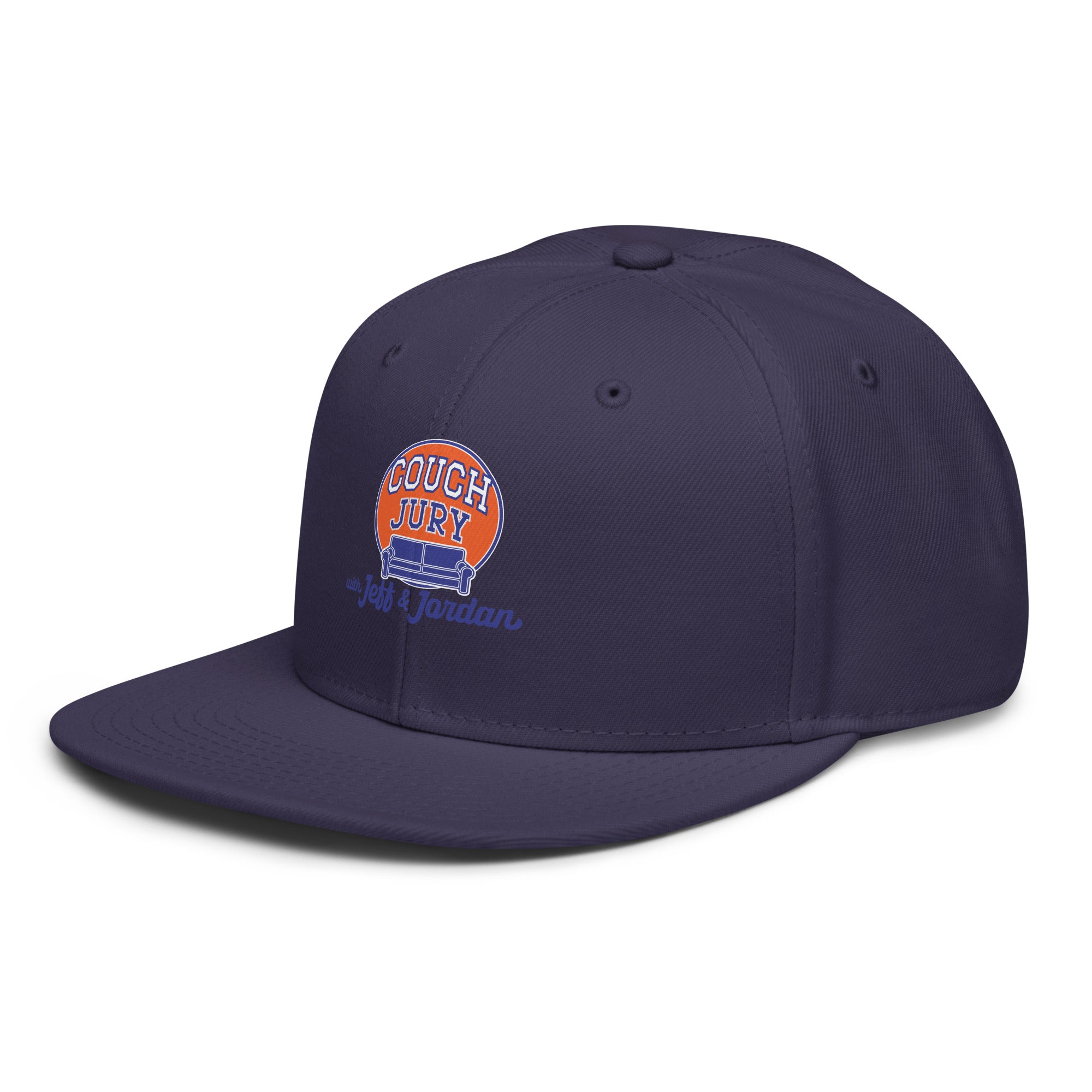 Couch Jury Snapback Hat official Jeff and Jordan merch