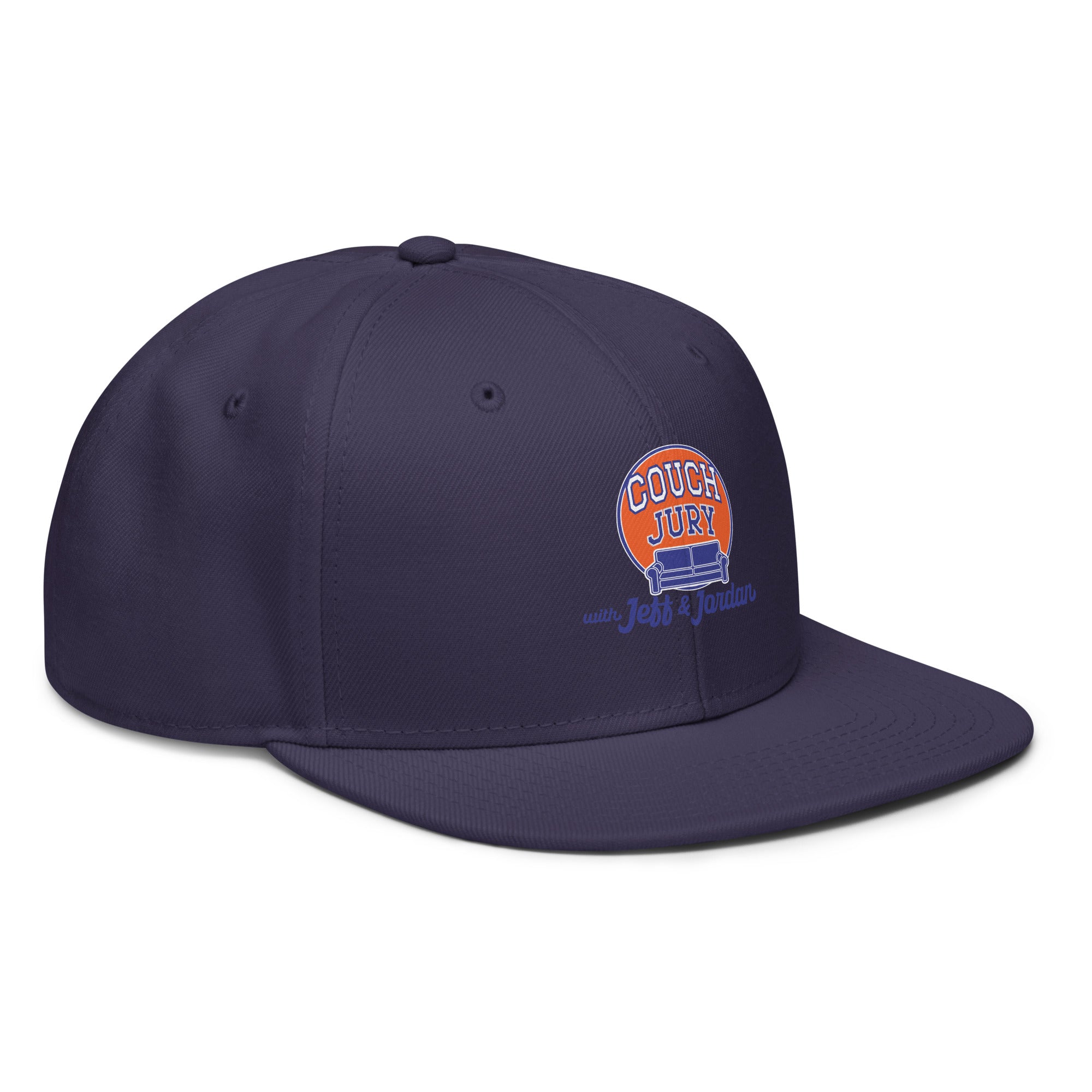 Couch Jury Snapback Hat official Jeff and Jordan merch