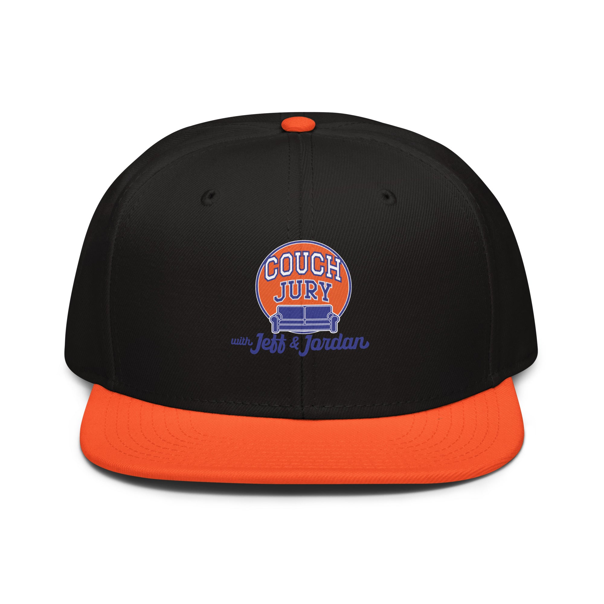 Couch Jury Snapback Hat official Jeff and Jordan merch