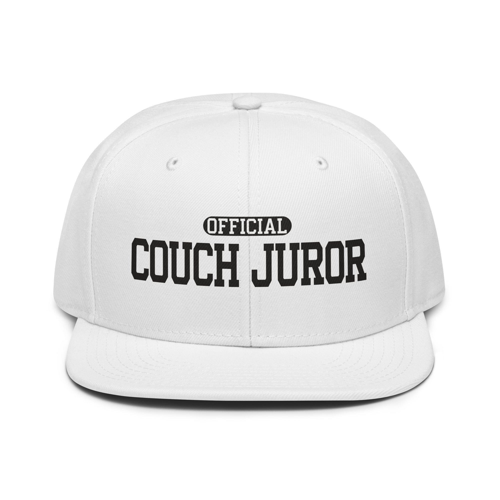 Official Couch Juror Snapback Hat official Jeff and Jordan merch