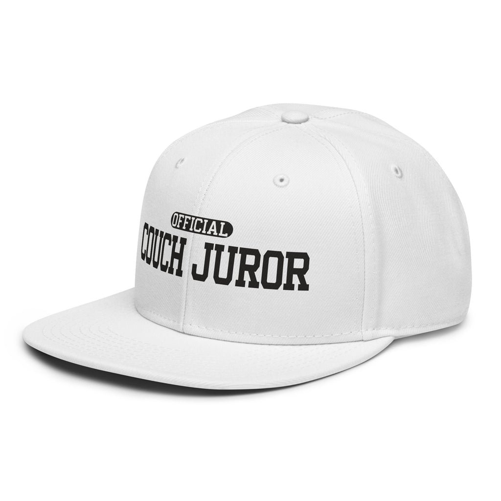 Official Couch Juror Snapback Hat official Jeff and Jordan merch