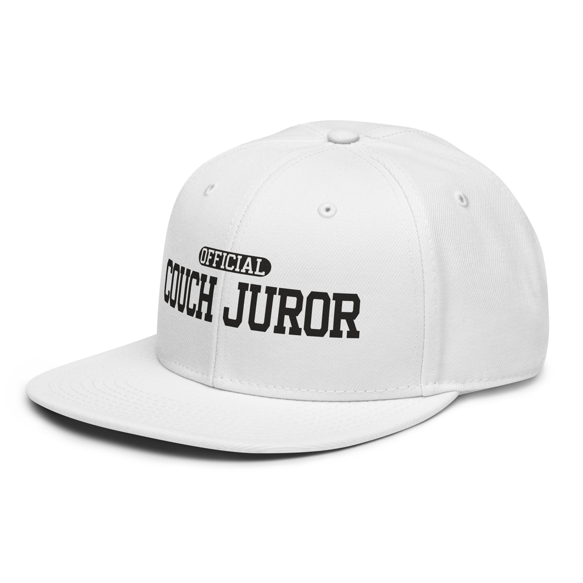 Official Couch Juror Snapback Hat official Jeff and Jordan merch