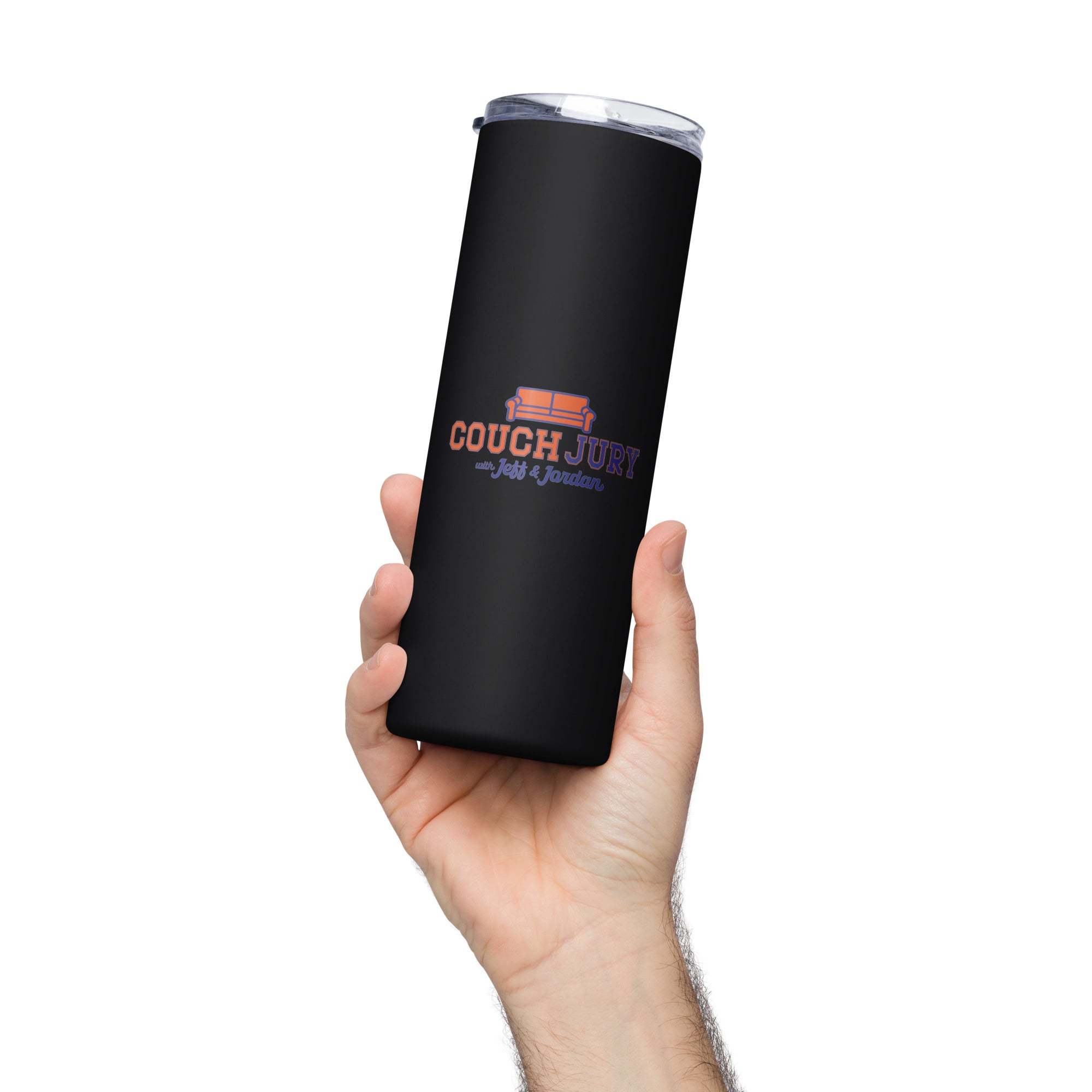 Couch Jury Stainless Steel Tumbler official Jeff and Jordan merch