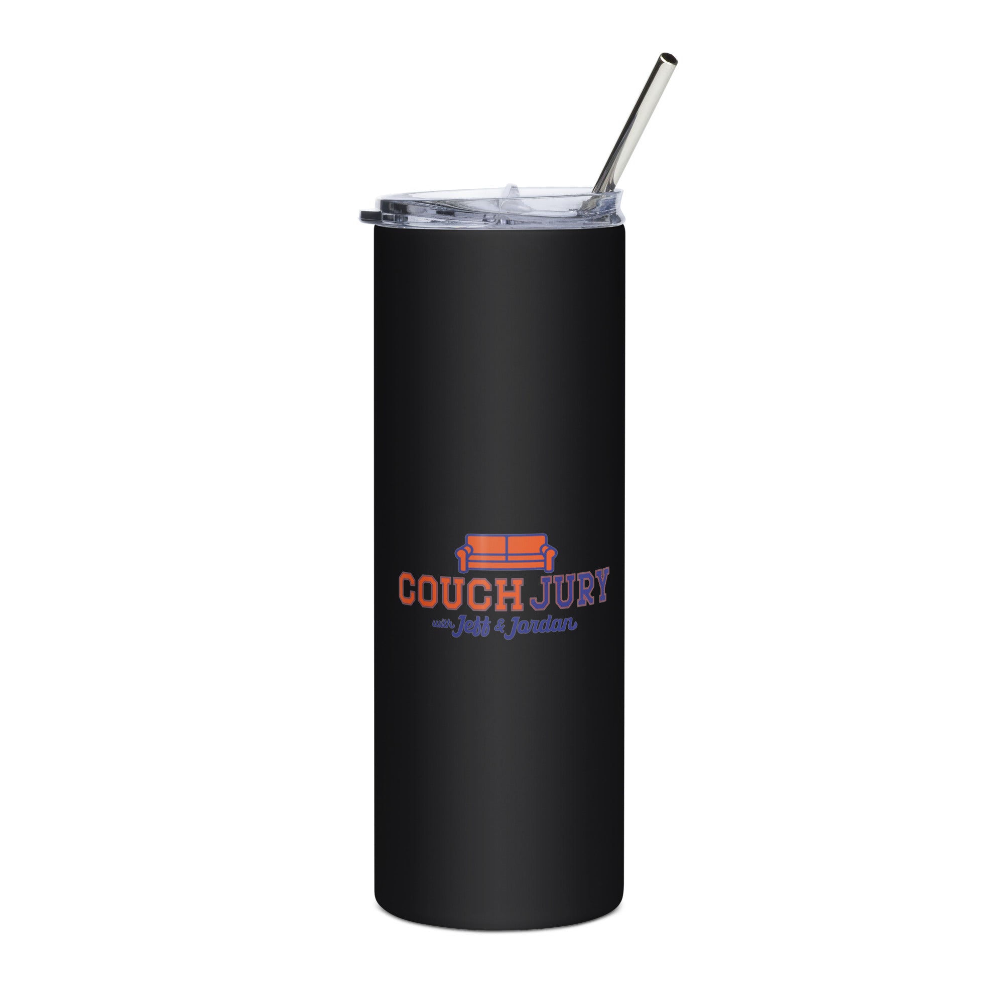 Couch Jury Stainless Steel Tumbler official Jeff and Jordan merch