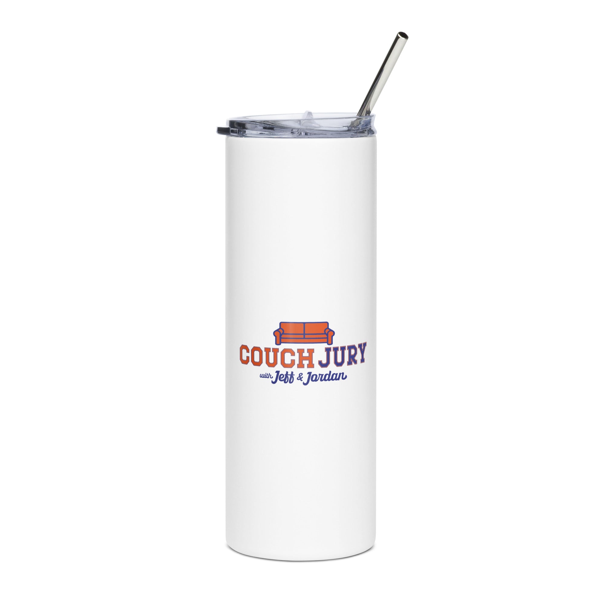 Couch Jury Stainless Steel Tumbler official Jeff and Jordan merch