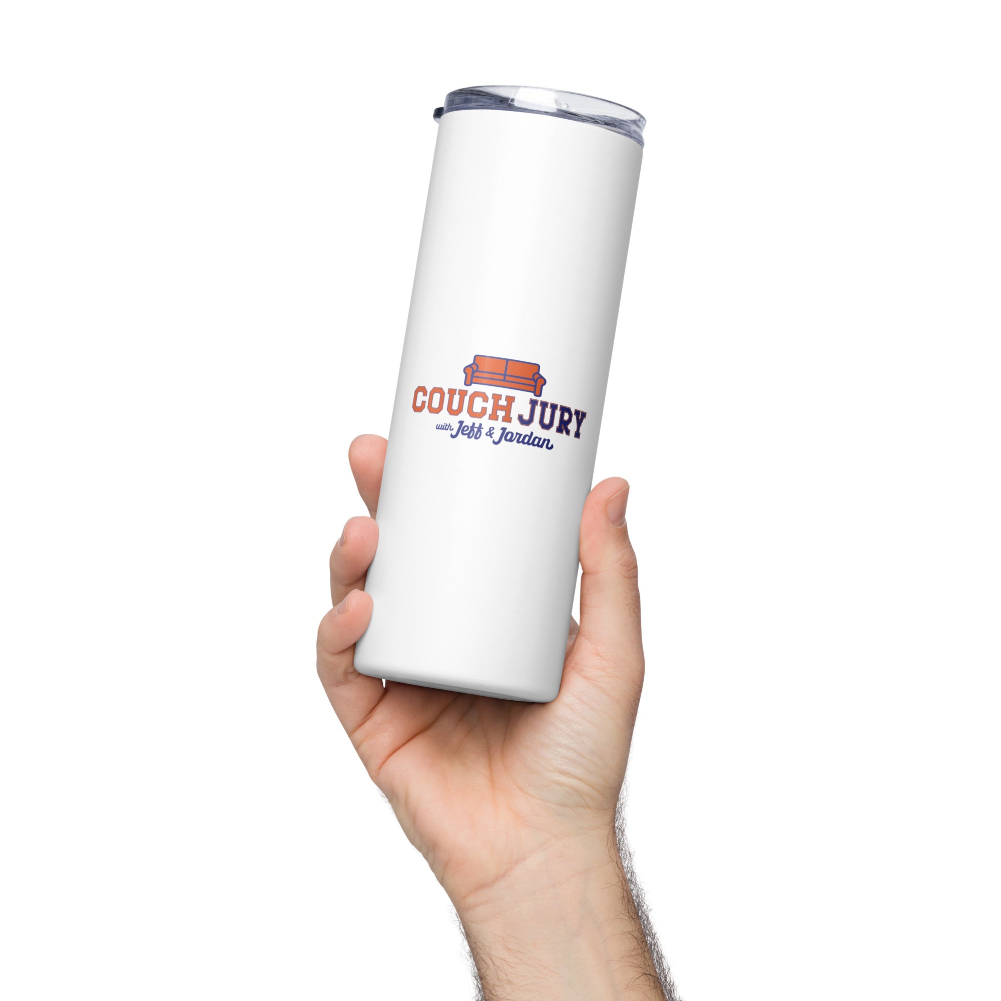 Couch Jury Stainless Steel Tumbler official Jeff and Jordan merch