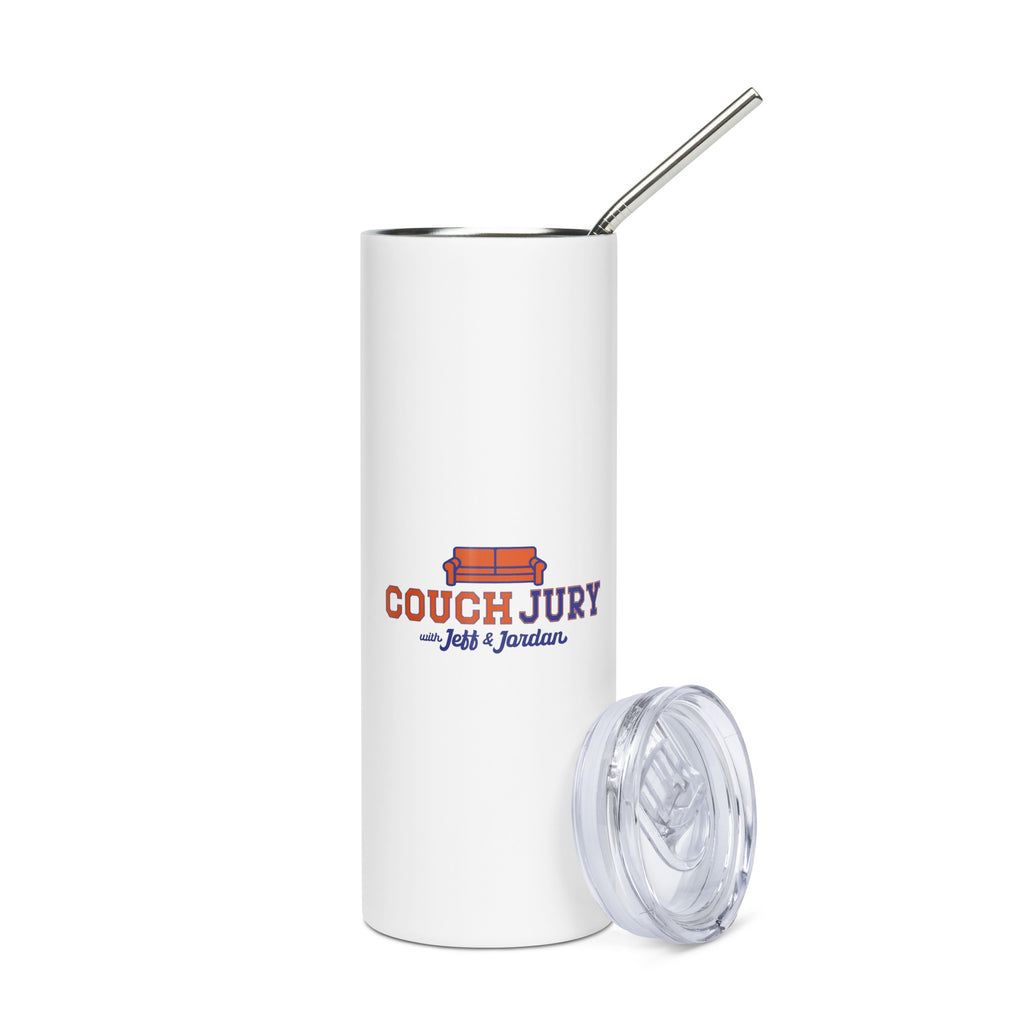 Couch Jury Stainless Steel Tumbler official Jeff and Jordan merch