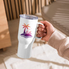Togethermess gradient logo travel mug official Jeff and Jordan merch