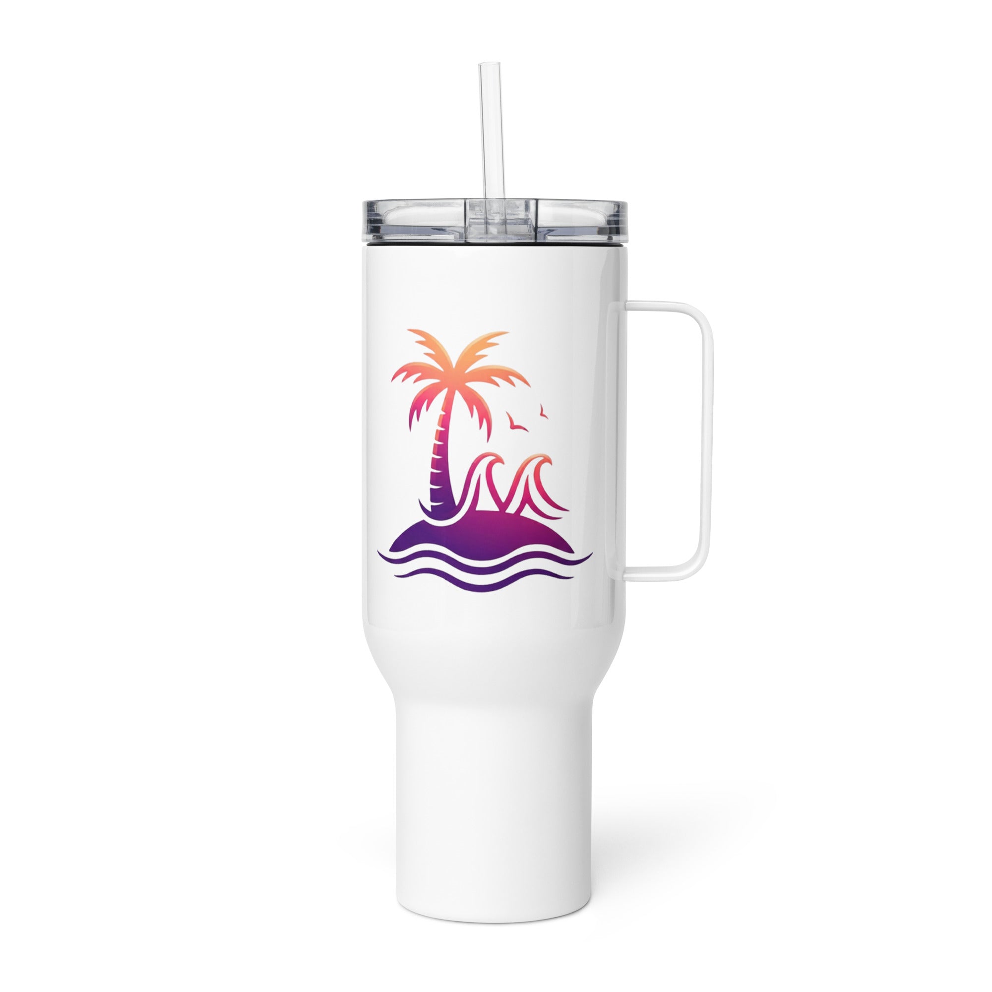 Togethermess gradient logo travel mug official Jeff and Jordan merch