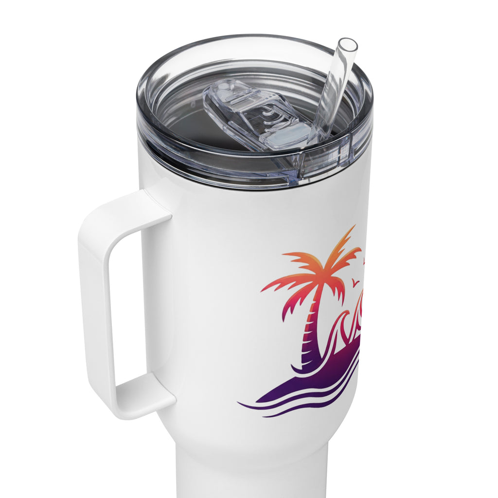 Togethermess gradient logo travel mug official Jeff and Jordan merch