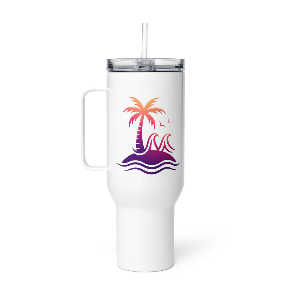 Togethermess gradient logo travel mug official Jeff and Jordan merch