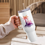 Togethermess gradient logo travel mug official Jeff and Jordan merch