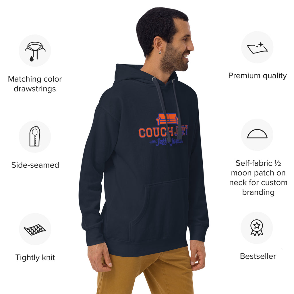 Couch Jury Hoodie official Jeff and Jordan merch