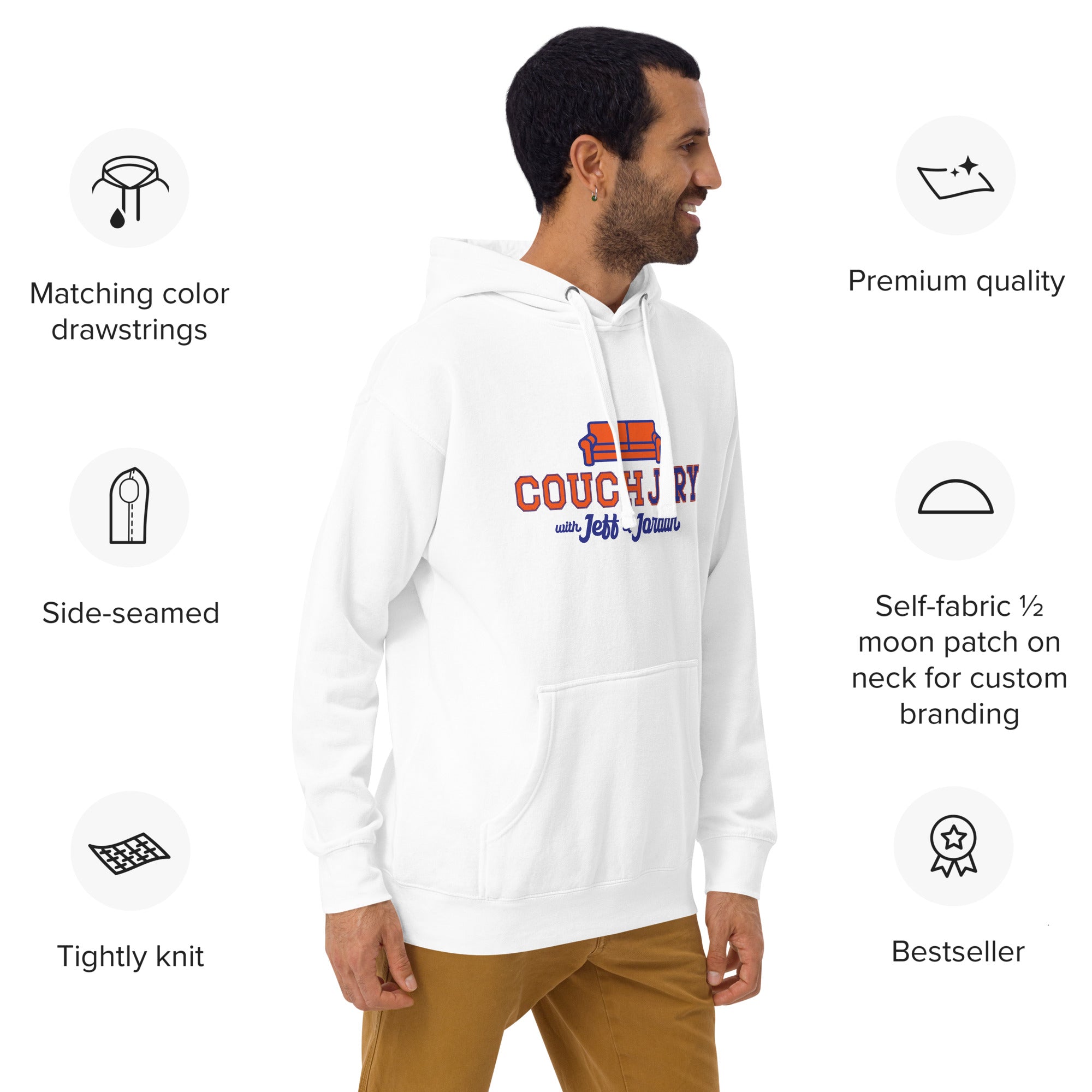 Couch Jury Hoodie official Jeff and Jordan merch