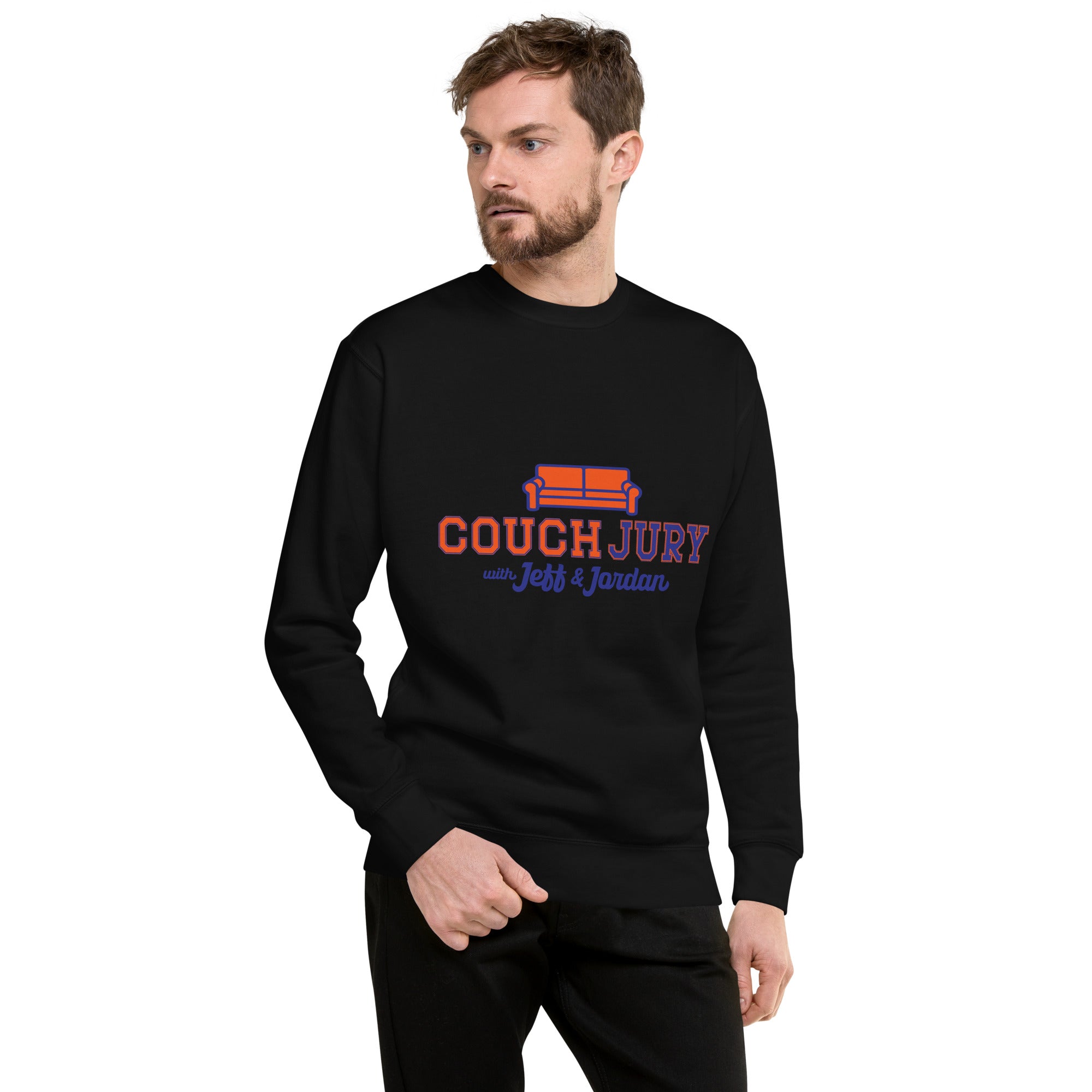 Couch Jury Premium Sweatshirt official Jeff and Jordan merch
