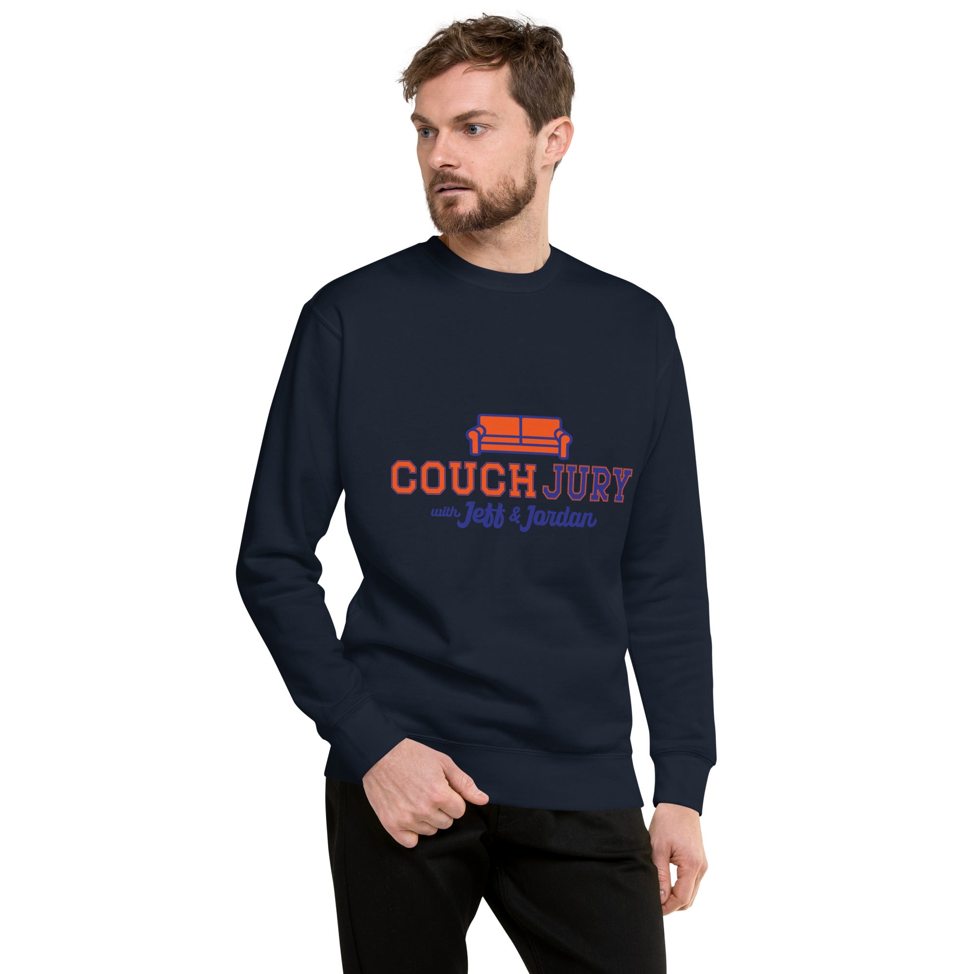 Couch Jury Premium Sweatshirt official Jeff and Jordan merch