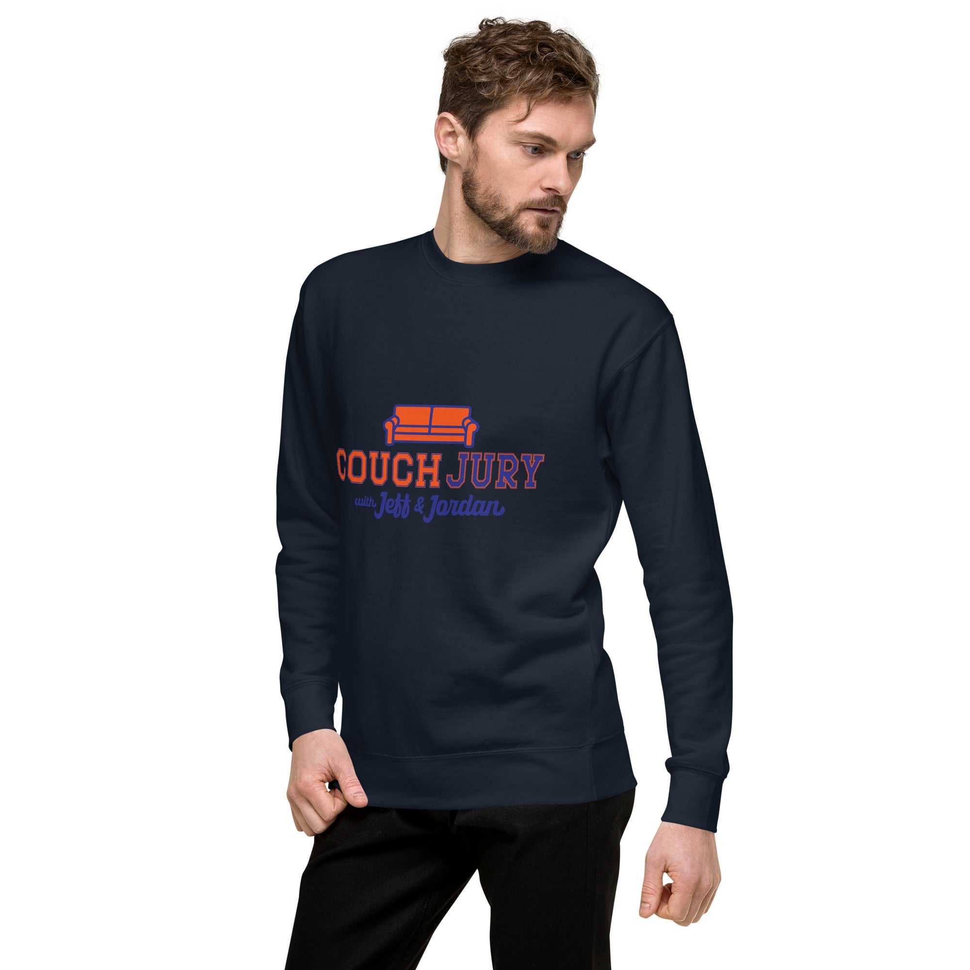 Couch Jury Premium Sweatshirt official Jeff and Jordan merch