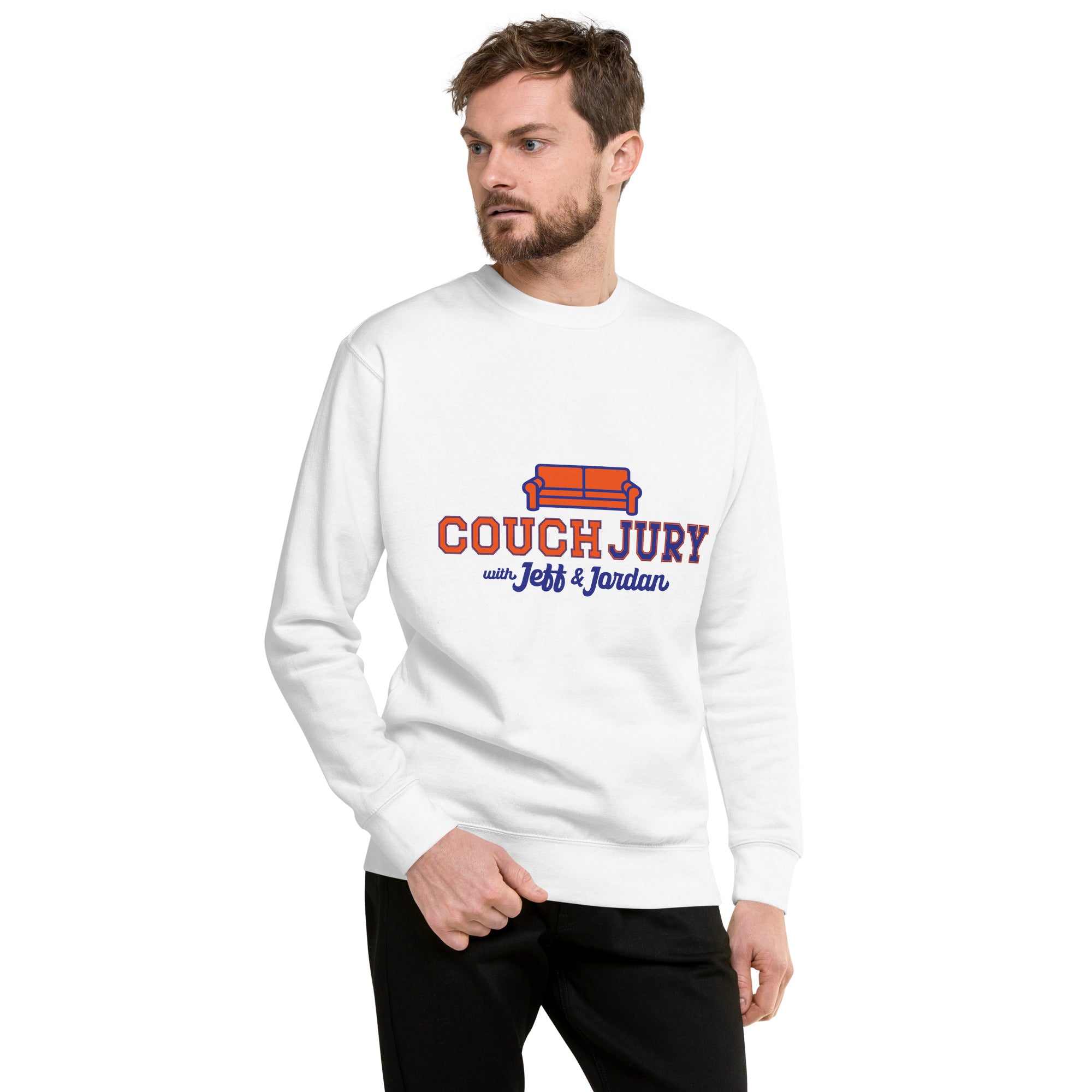 Couch Jury Premium Sweatshirt official Jeff and Jordan merch