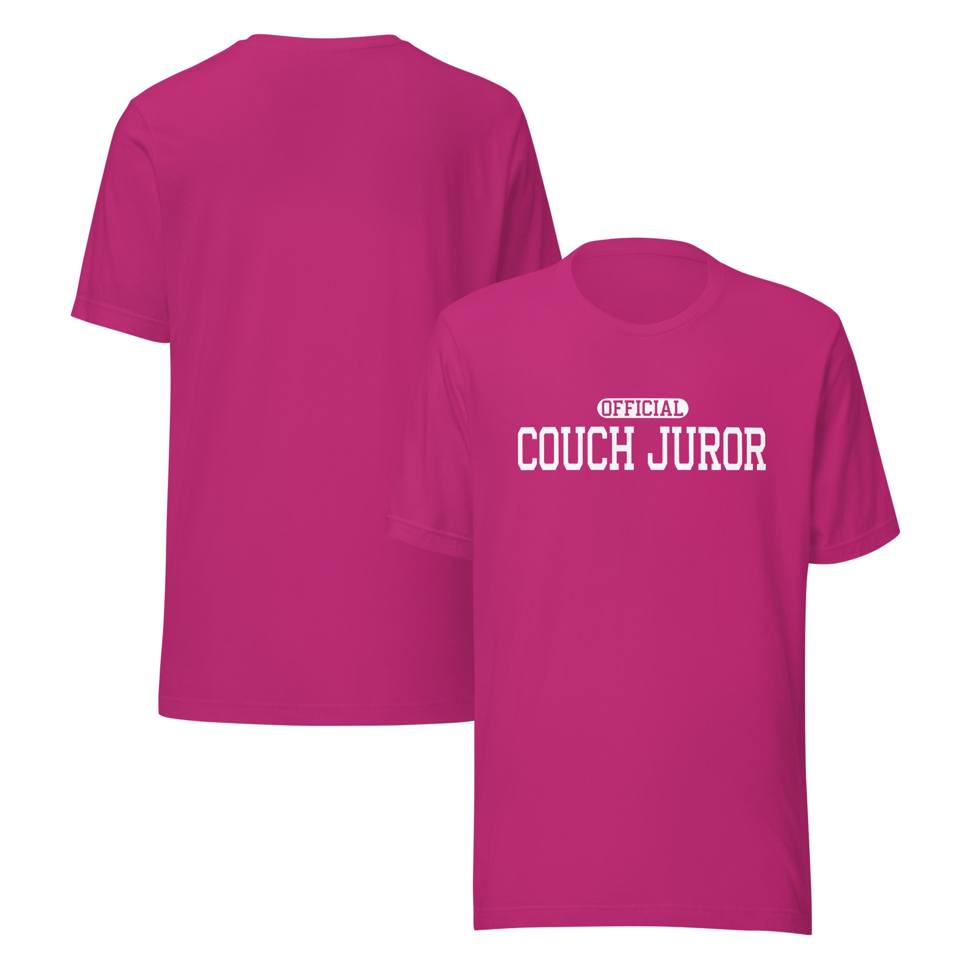 Official Couch Juror T-Shirt official Jeff and Jordan merch