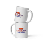 Couch Jury Mug official Jeff and Jordan merch