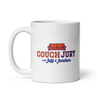 Couch Jury Mug official Jeff and Jordan merch