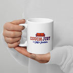 Couch Jury Mug official Jeff and Jordan merch