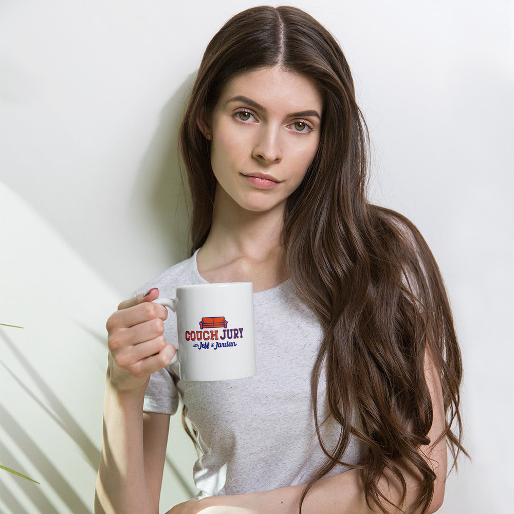 Couch Jury Mug official Jeff and Jordan merch