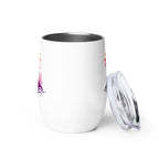 Togethermess Gradient Logo Wine Tumbler official Jeff and Jordan merch