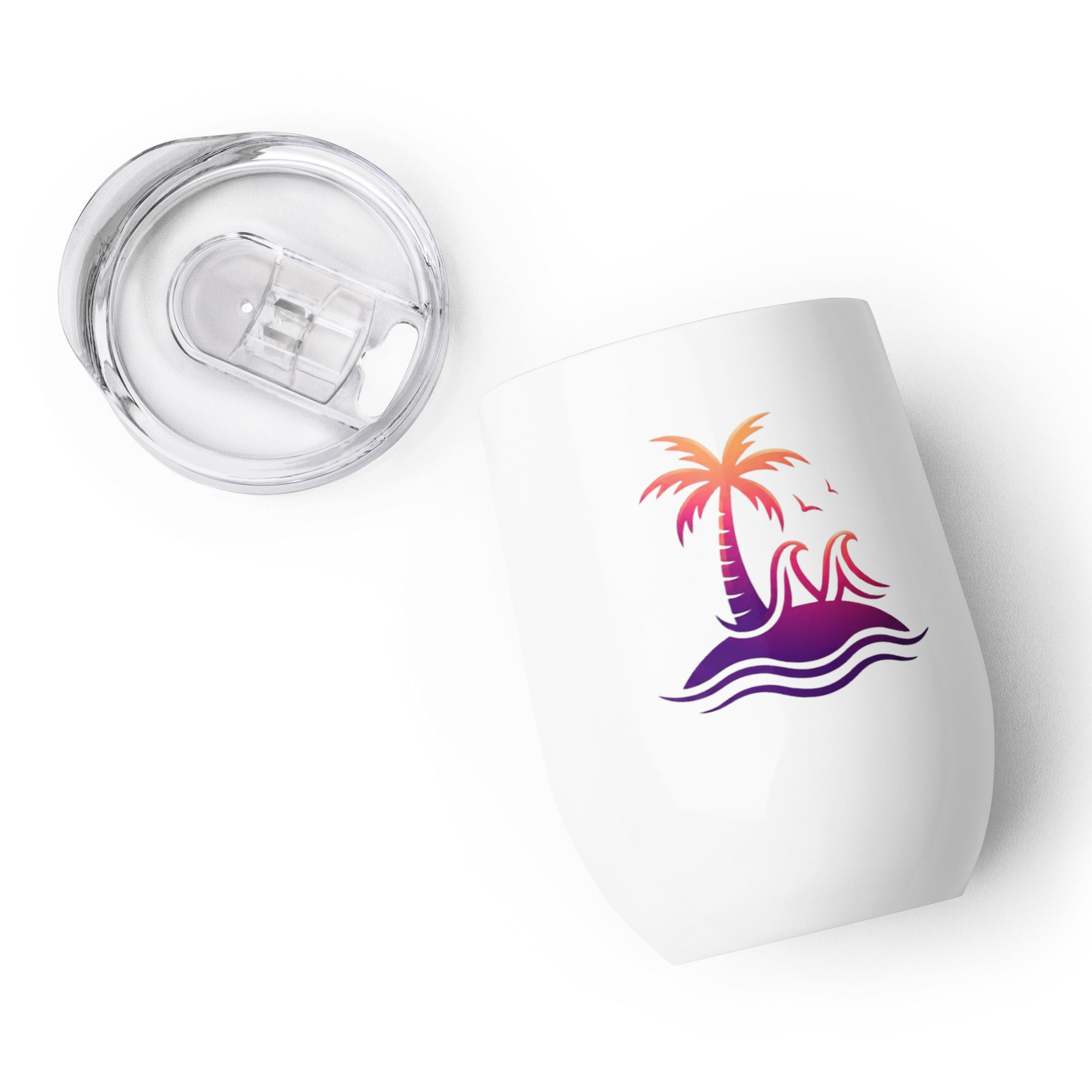 Togethermess Gradient Logo Wine Tumbler official Jeff and Jordan merch